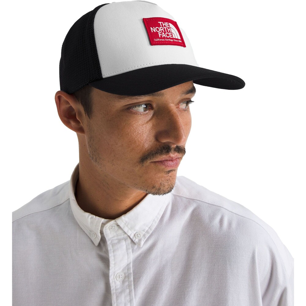 The North Face Keep It Patched Trucker Hat - Color: Tnf Blk/Horizn Rd/Tnf Wht